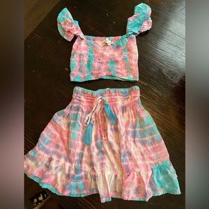 Tiara Hawaii girls summer set XS